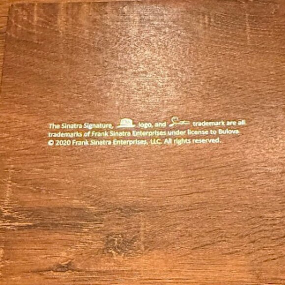 BULOVA 97B203 FRANK SINATRA COLLECTION AEROJET AUTOMATIC WATCH - Picture 10 of 14